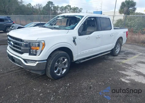 2022 Ford F-150 Lariat z USA, uszkodzony, nr VIN 1FTEW1EP5NKD44354